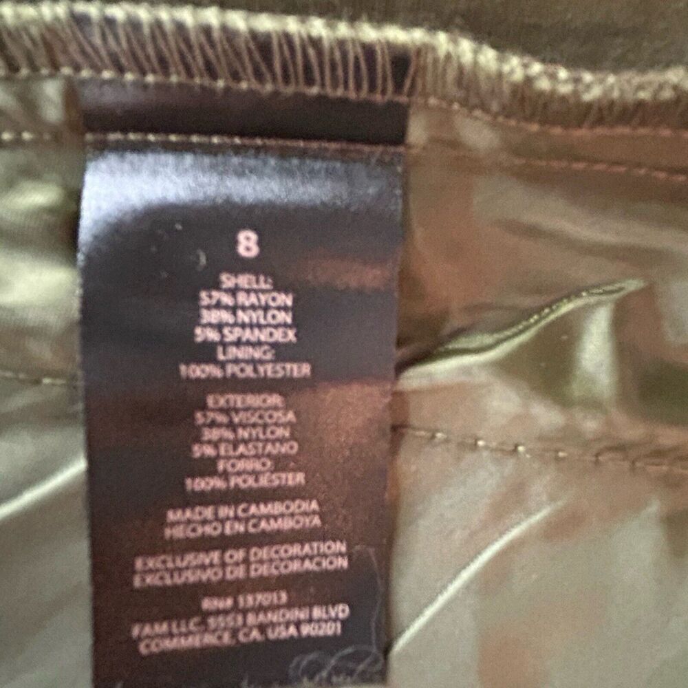 NWT Banana Republic Women's Ponte Pants Olive Green Size 8 - Picture 12 of 15